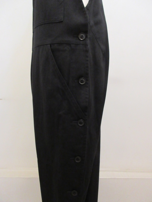 ブラックスキャンダル ヨウジヤマモトプールオム コットンオーバーオール サイズ1 Yohji Yamamoto POUR HOMME ヨウジヤマモトプールオム 19SS HH