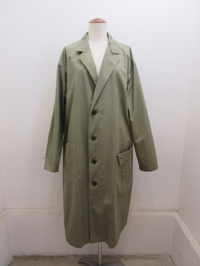 Y's YOHJI YAMAMOTO ワイズ ヨウジヤマモト コート Y's YOHJI YAMAMOTO (ワイズ ヨウジヤマモト) コットンツイル左