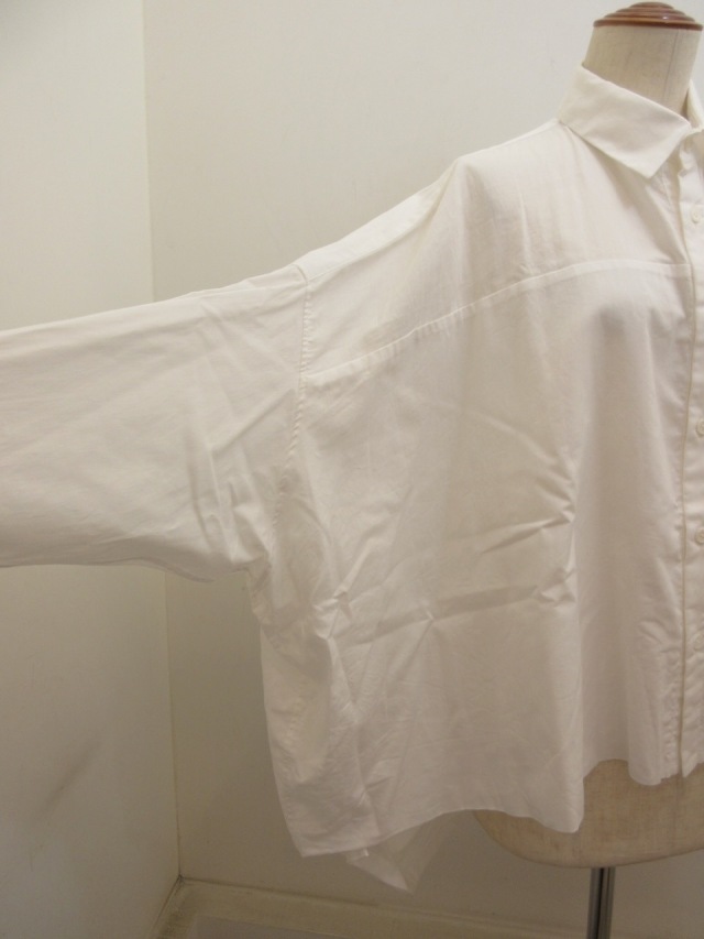 Y's YOHJI YAMAMOTO (ワイズ ヨウジヤマモト) コットン薄ツイル前二重