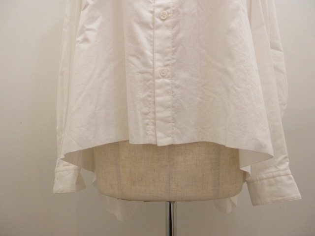 Y's YOHJI YAMAMOTO (ワイズ ヨウジヤマモト) コットン薄ツイル前二重