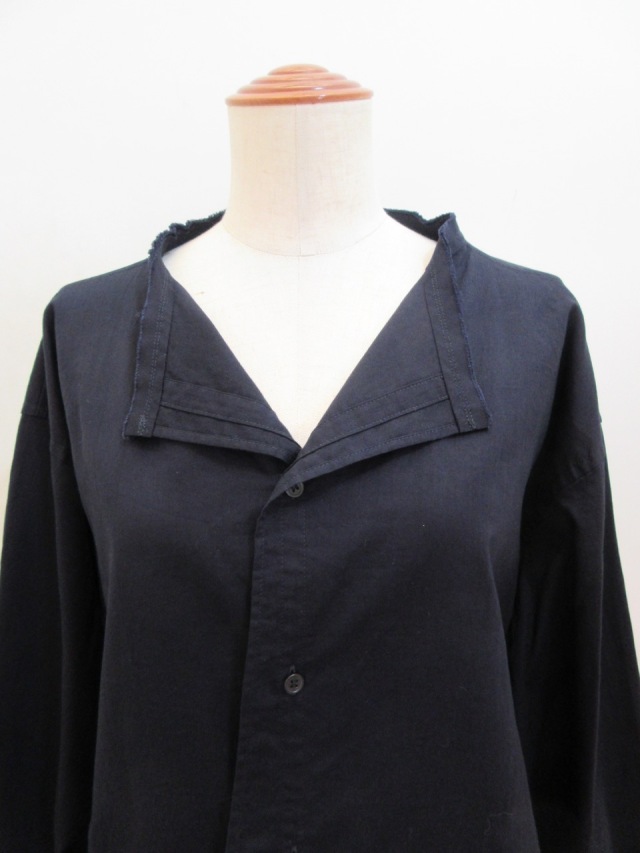ヨウジヤマモト yohjiyamamoto 長袖シャツ ブラウス ワイズ/Y’s Y's YOHJI YAMAMOTO (ワイズ ヨウジヤマモト) コットン薄ツイル
