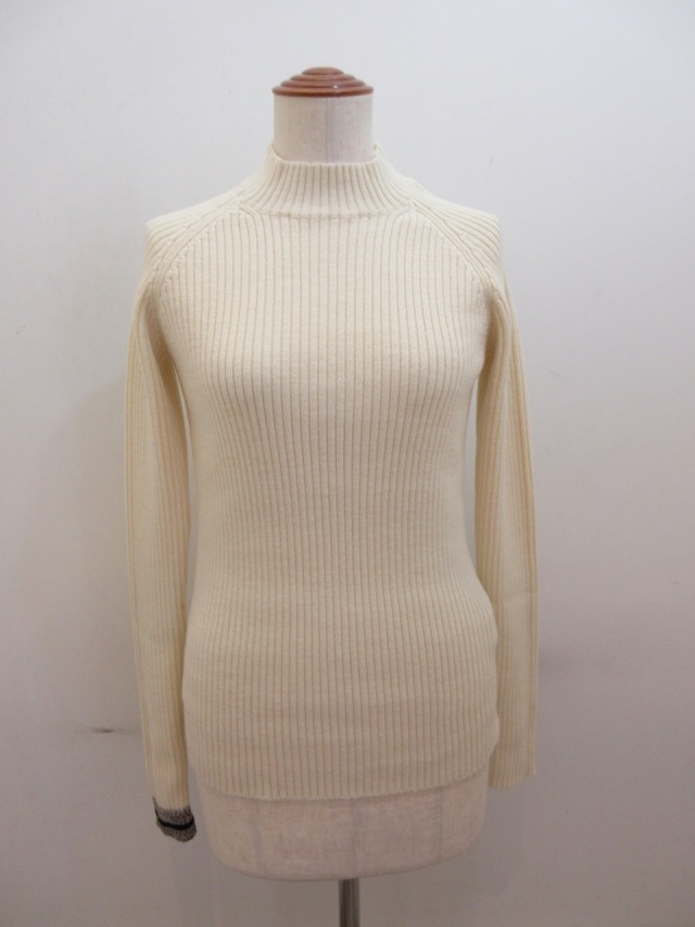 ヨウジヤマモト　ニット Y's YOHJI YAMAMOTO (ワイズ ヨウジヤマモト) 7G1P2×1リブニット