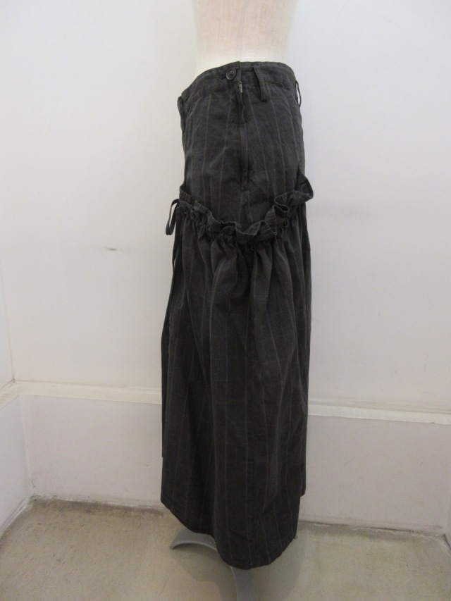 Y's YOHJI YAMAMOTO (ワイズ ヨウジヤマモト) チェック製品顔料染め