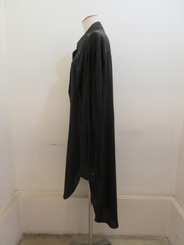Y's ワイズyohji yamamoto ロングシャツブラウス　ブラック yohji yamamoto - pour homme | ストール付き環縫いB / シャツ