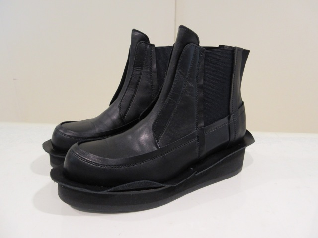 Yohji Yamamoto/ヨウジヤマモト サイドゴア レースアップシューズ /080 YOHJI YAMAMOTO(ヨウジヤマモト) ⁄ サイドゴアブーツ⁄42⁄ブラウン